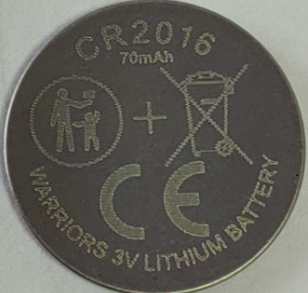 Pin Lithium dạng đồng xu CR2016 (3 Volt / 90 mAh)
